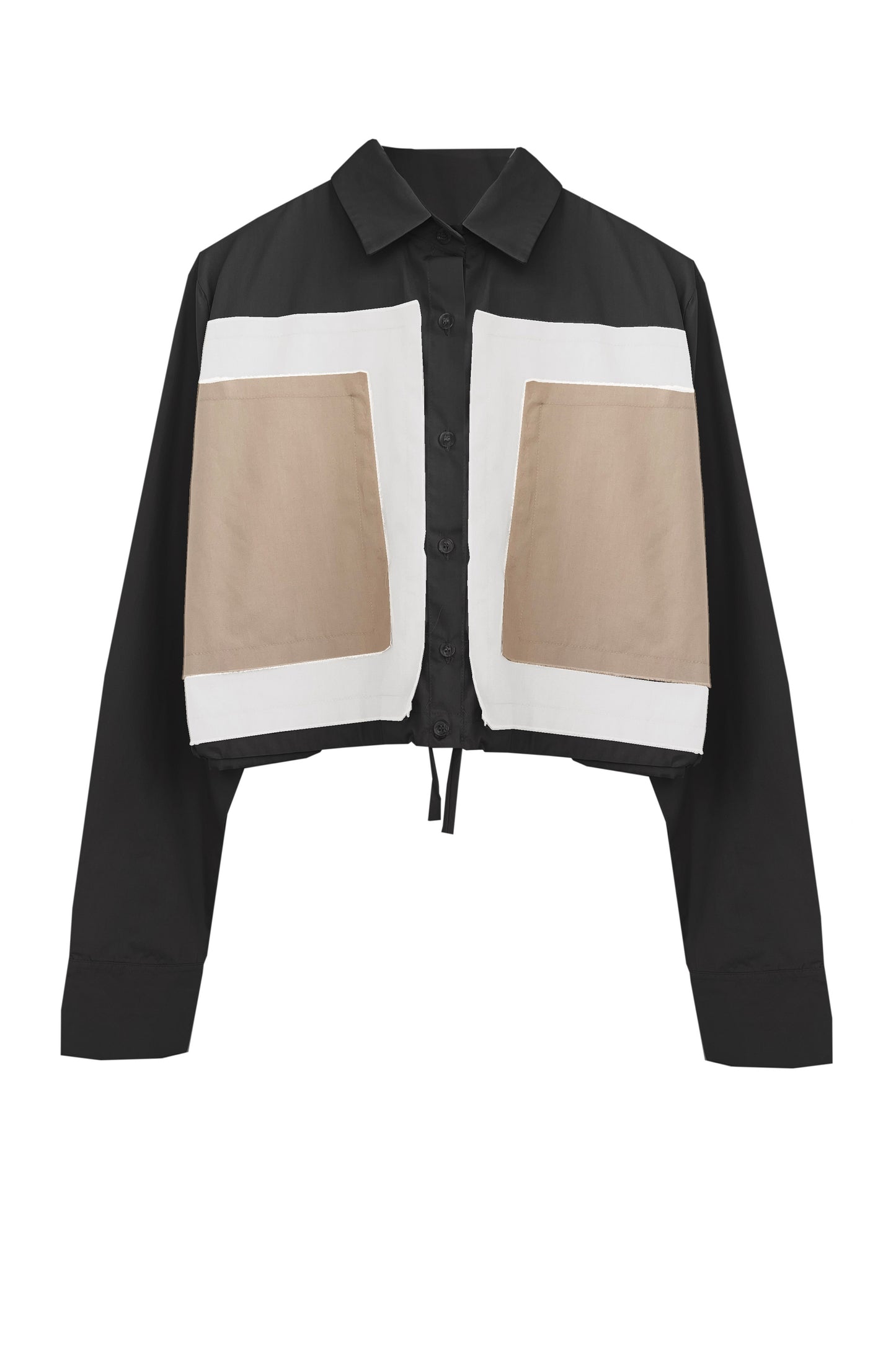 Layer Crop Shirt - Oversized