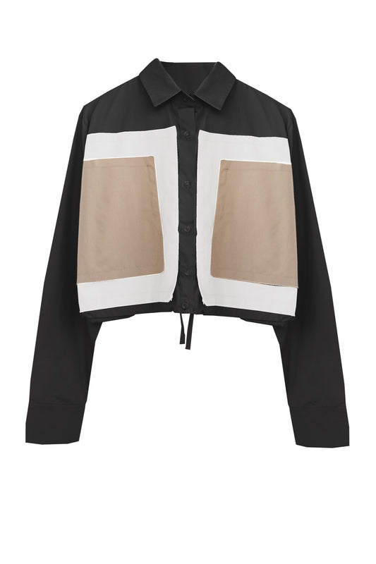 Layer Crop Shirt - Oversized