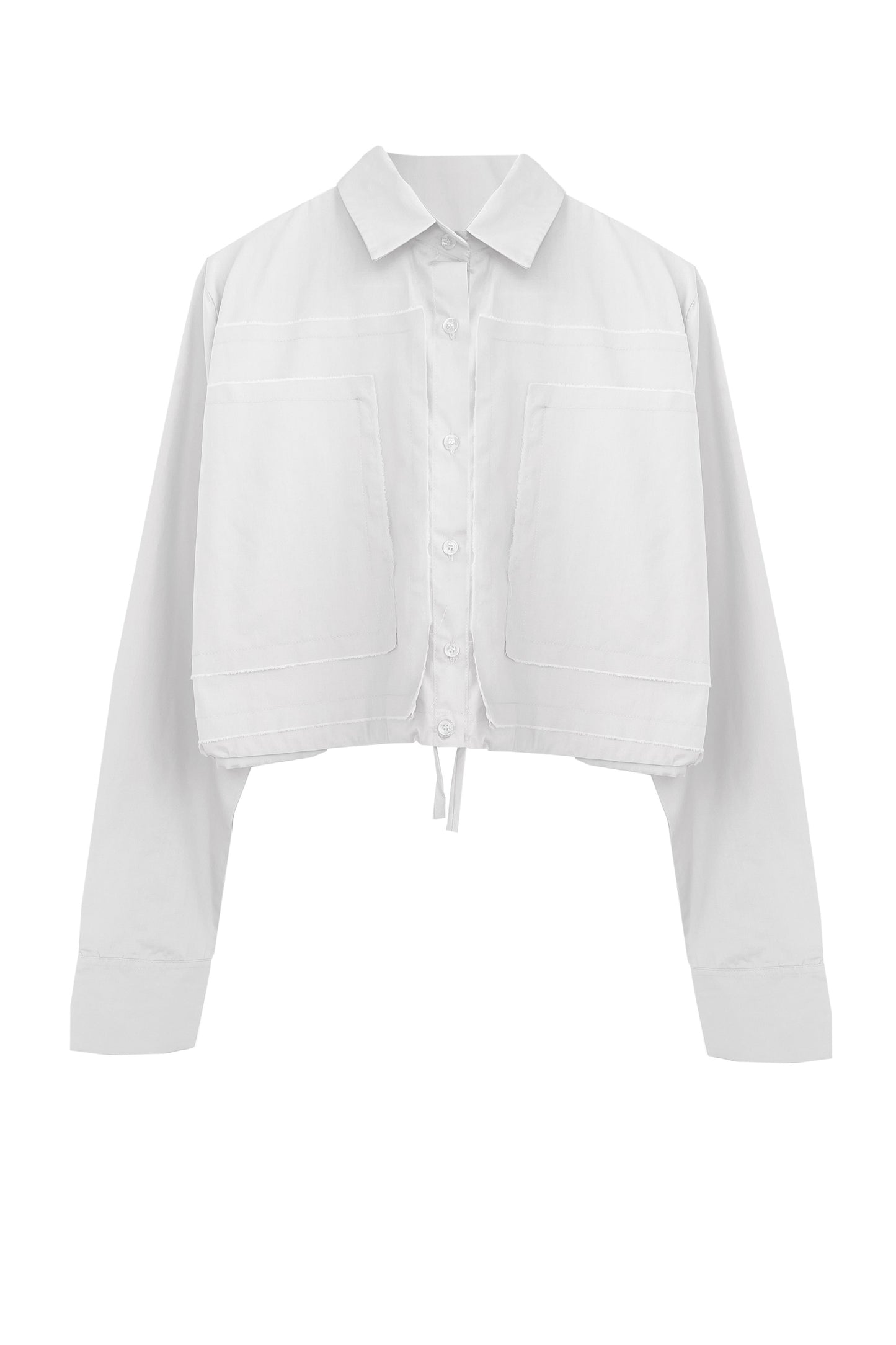 Layer Crop Shirt - Oversized
