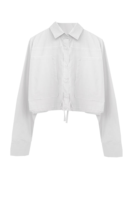 Layer Crop Shirt - Oversized