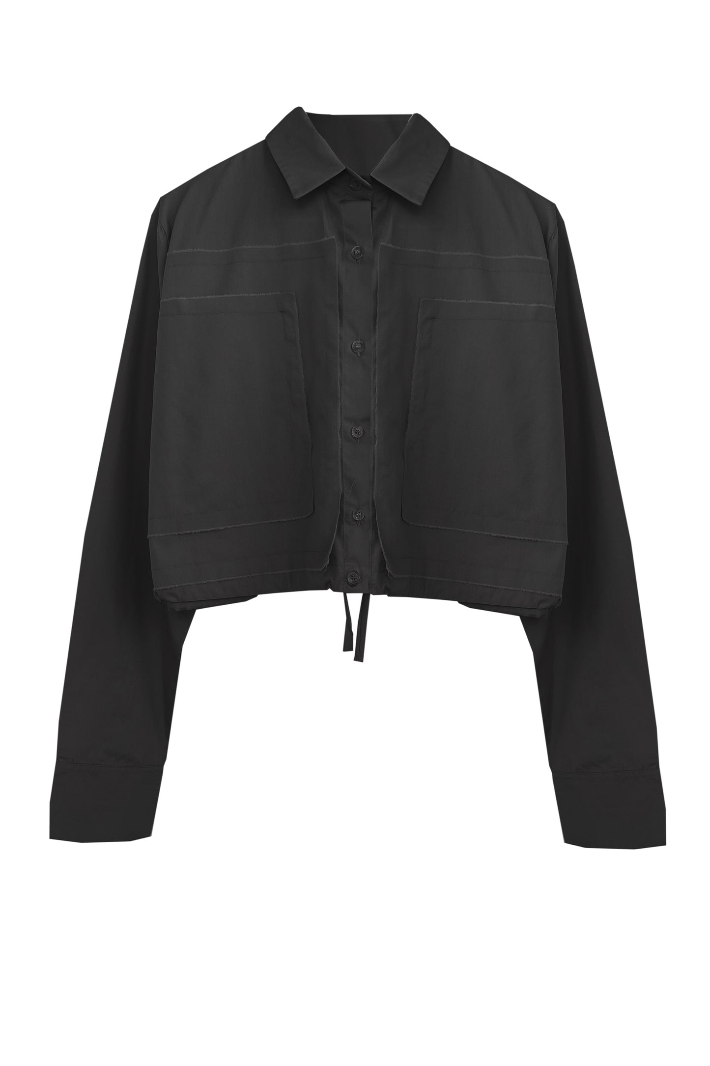 Layer Crop Shirt - Oversized