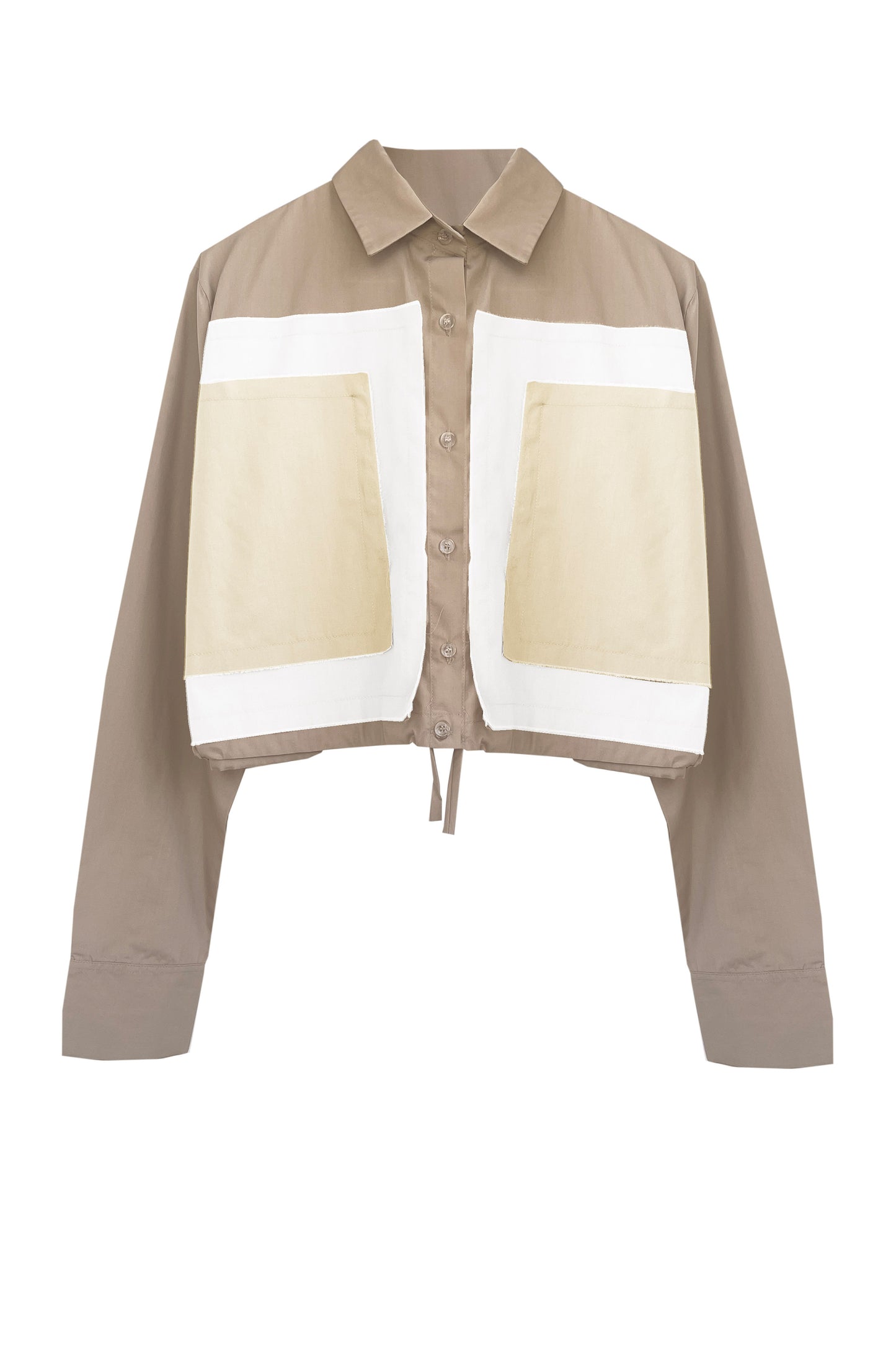 Layer Crop Shirt - Oversized