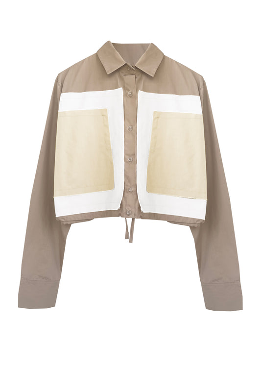 Layer Crop Shirt - Oversized