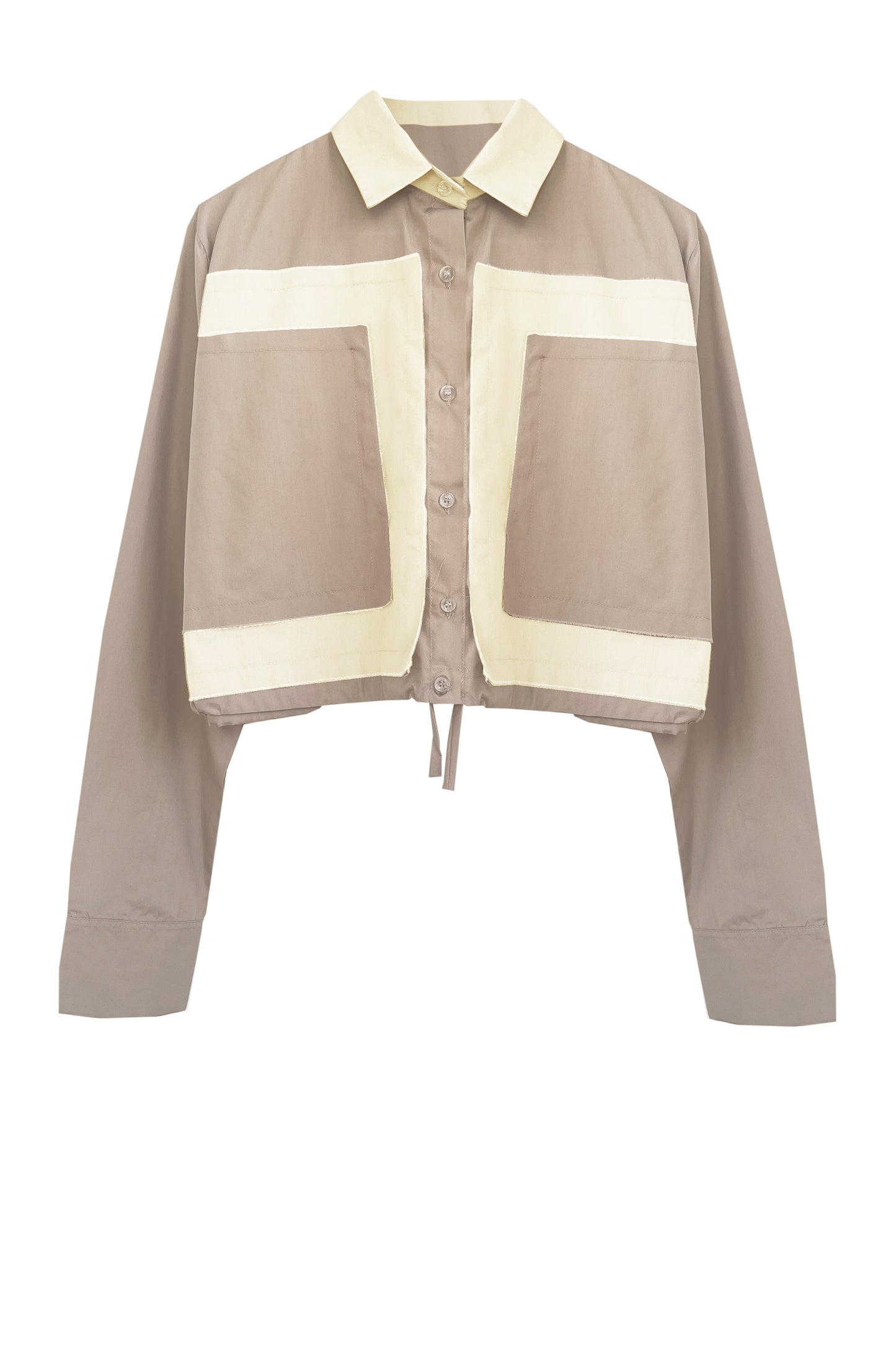 Layer Crop Shirt - Oversized