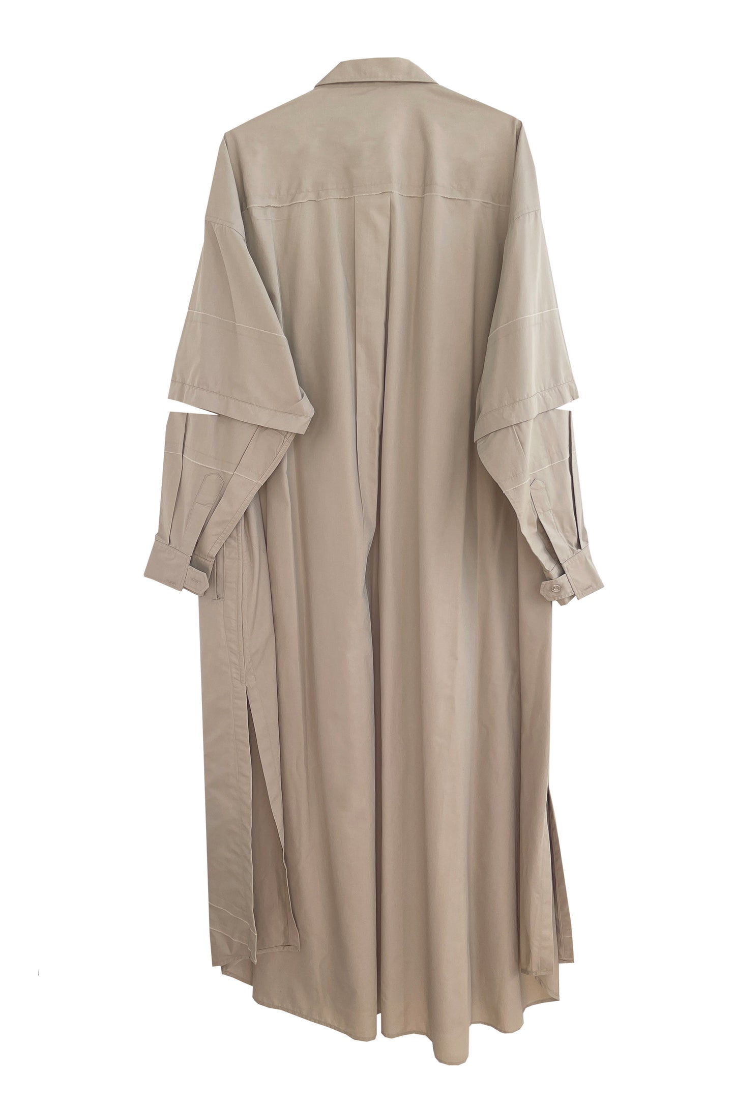 Oversized Caftan Shirt Dress