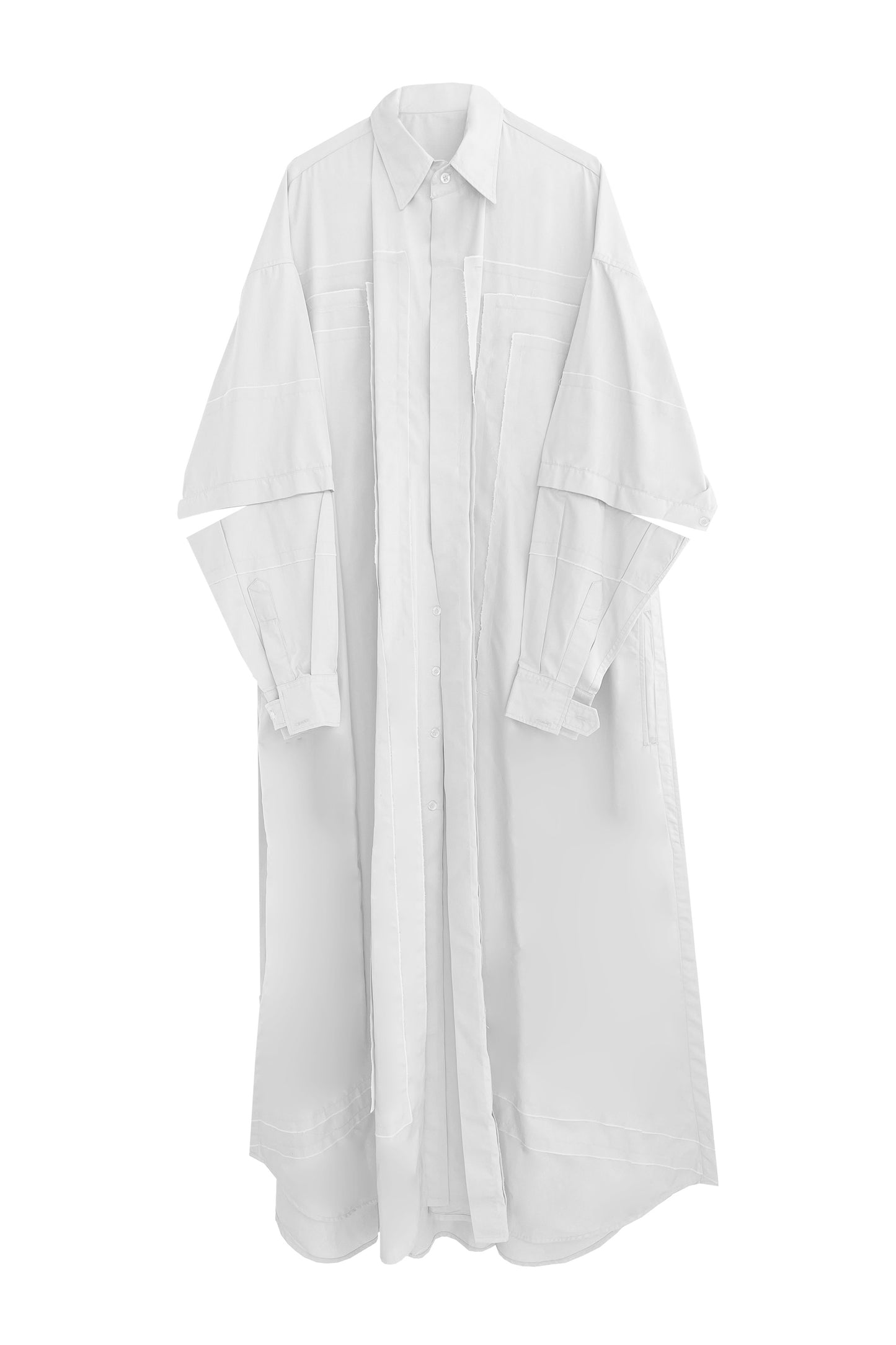 Oversized Caftan Shirt Dress