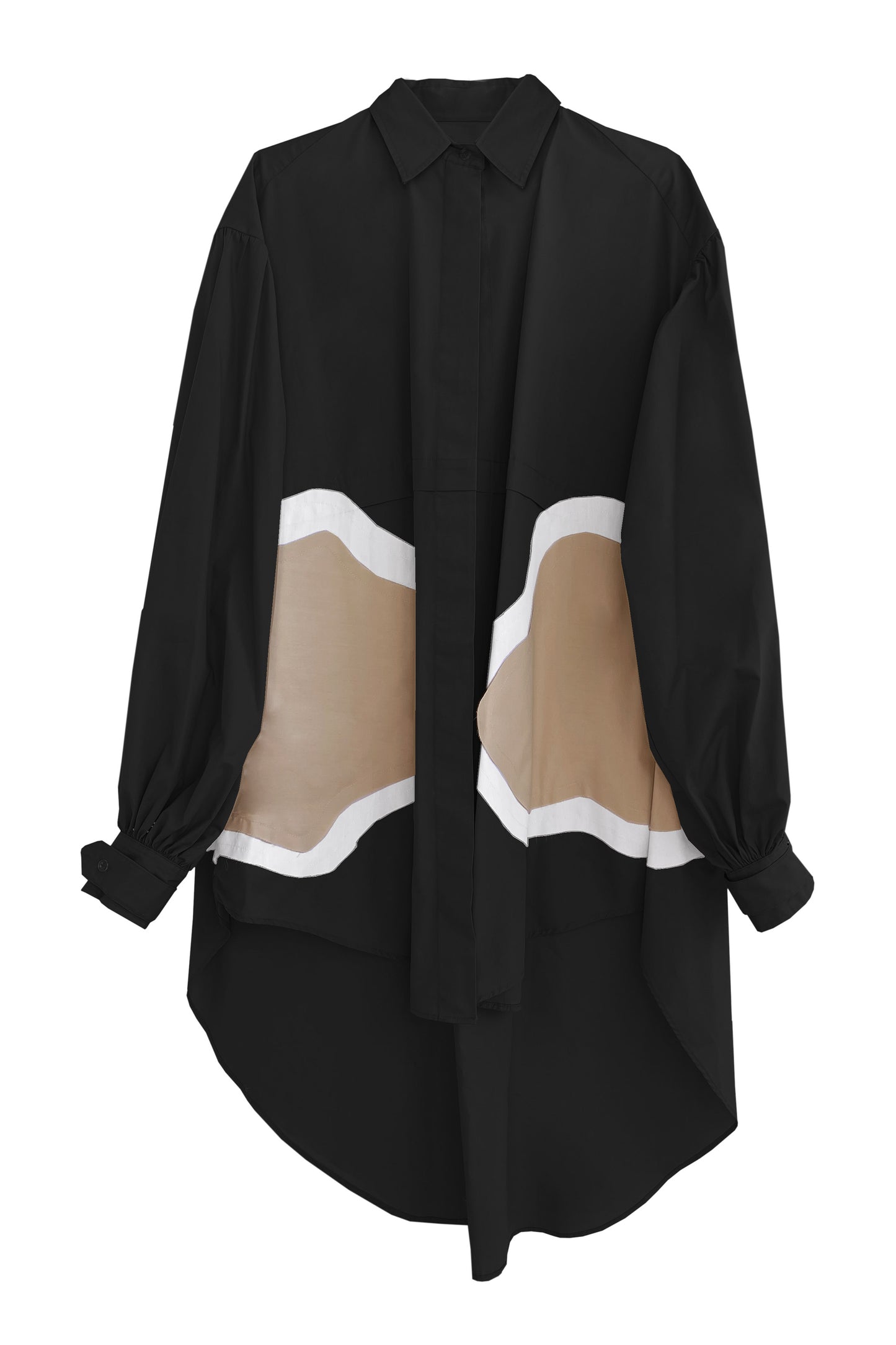 Oversized Two Faced Shirt Dress