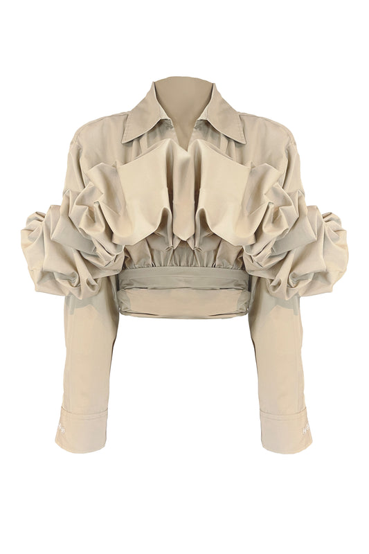 Kumo Crop Shirt - Oversized