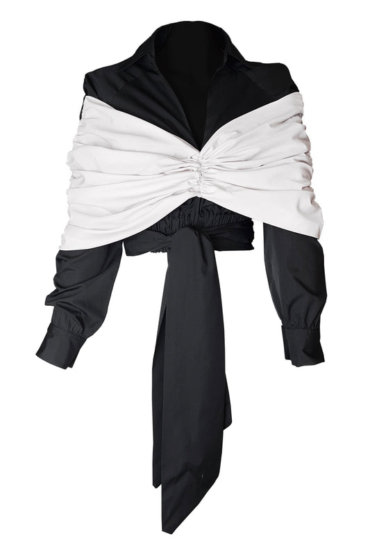 Shiwa Crop Shirt - Oversized