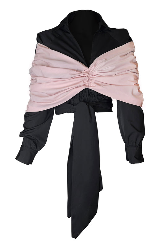 Shiwa Crop Shirt - Oversized