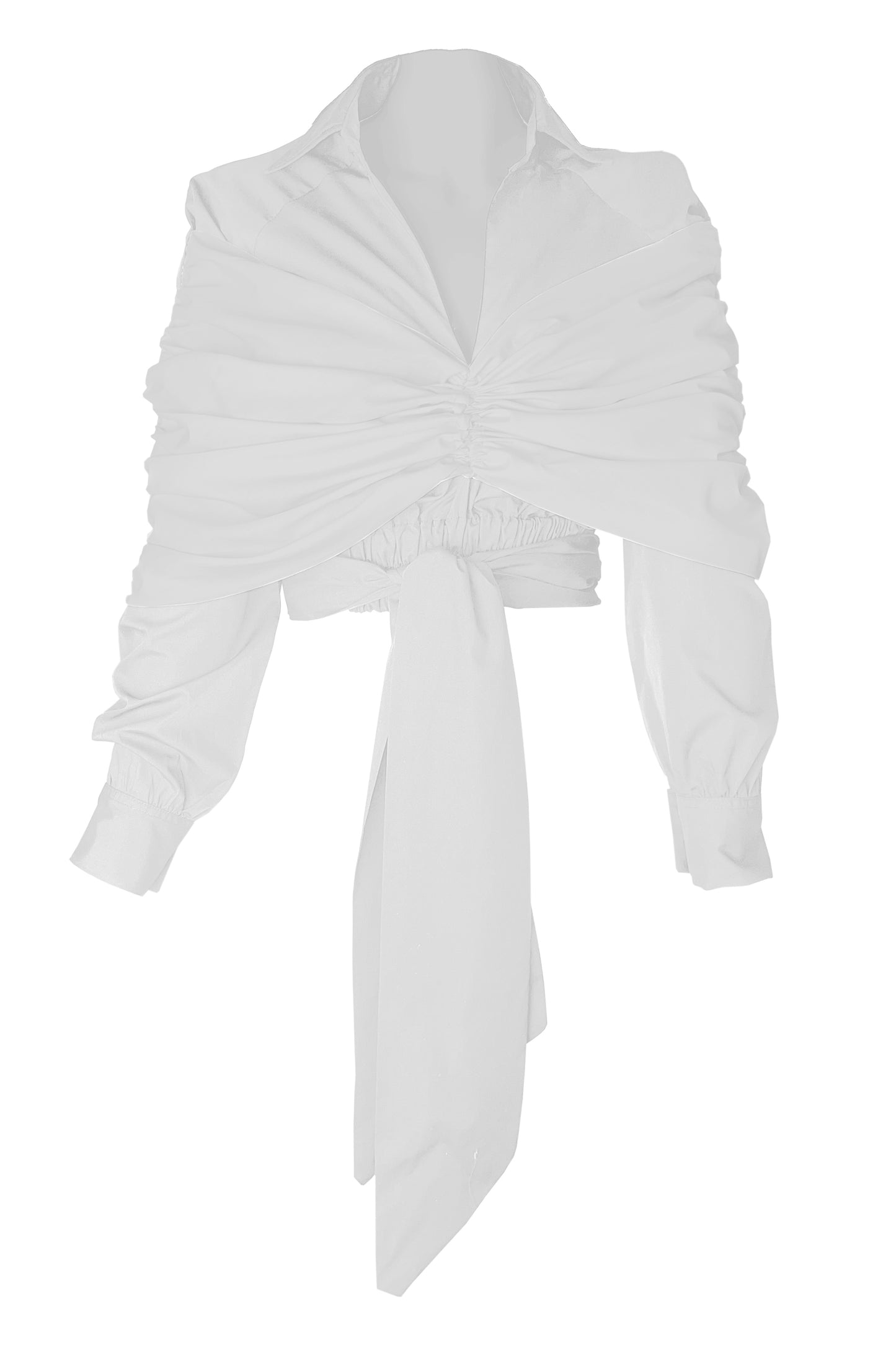 Shiwa Crop Shirt - Oversized