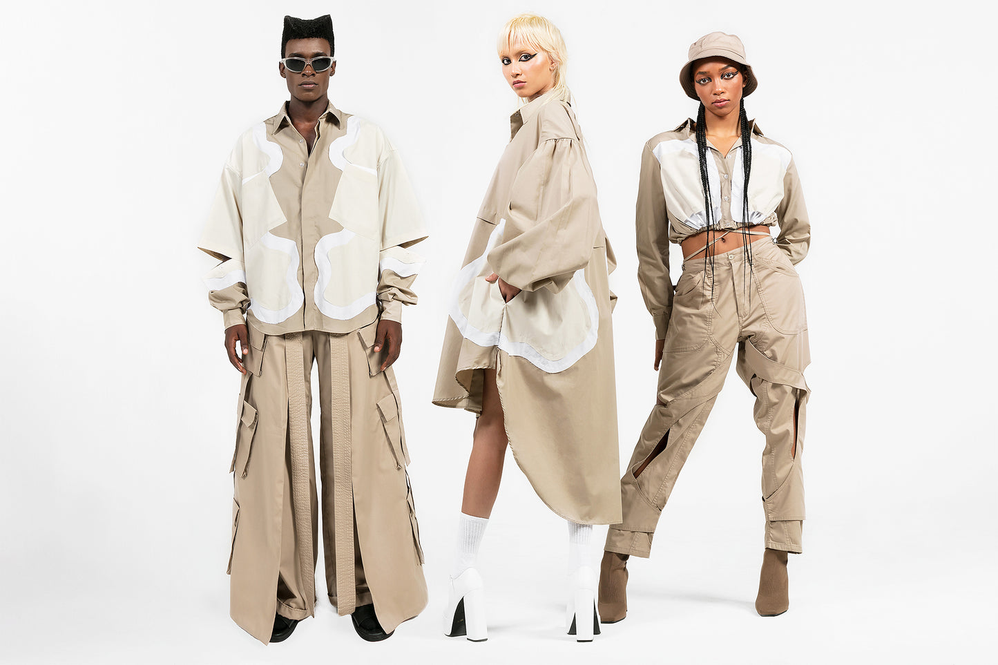 Oversized Two Faced Shirt Dress