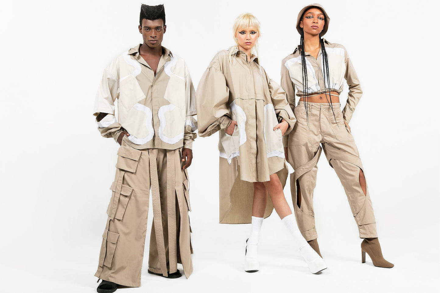 Oversized Two Faced Shirt Dress