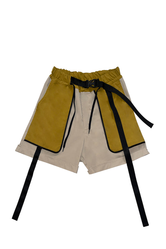 Crispy Gold & Khaki Shorts