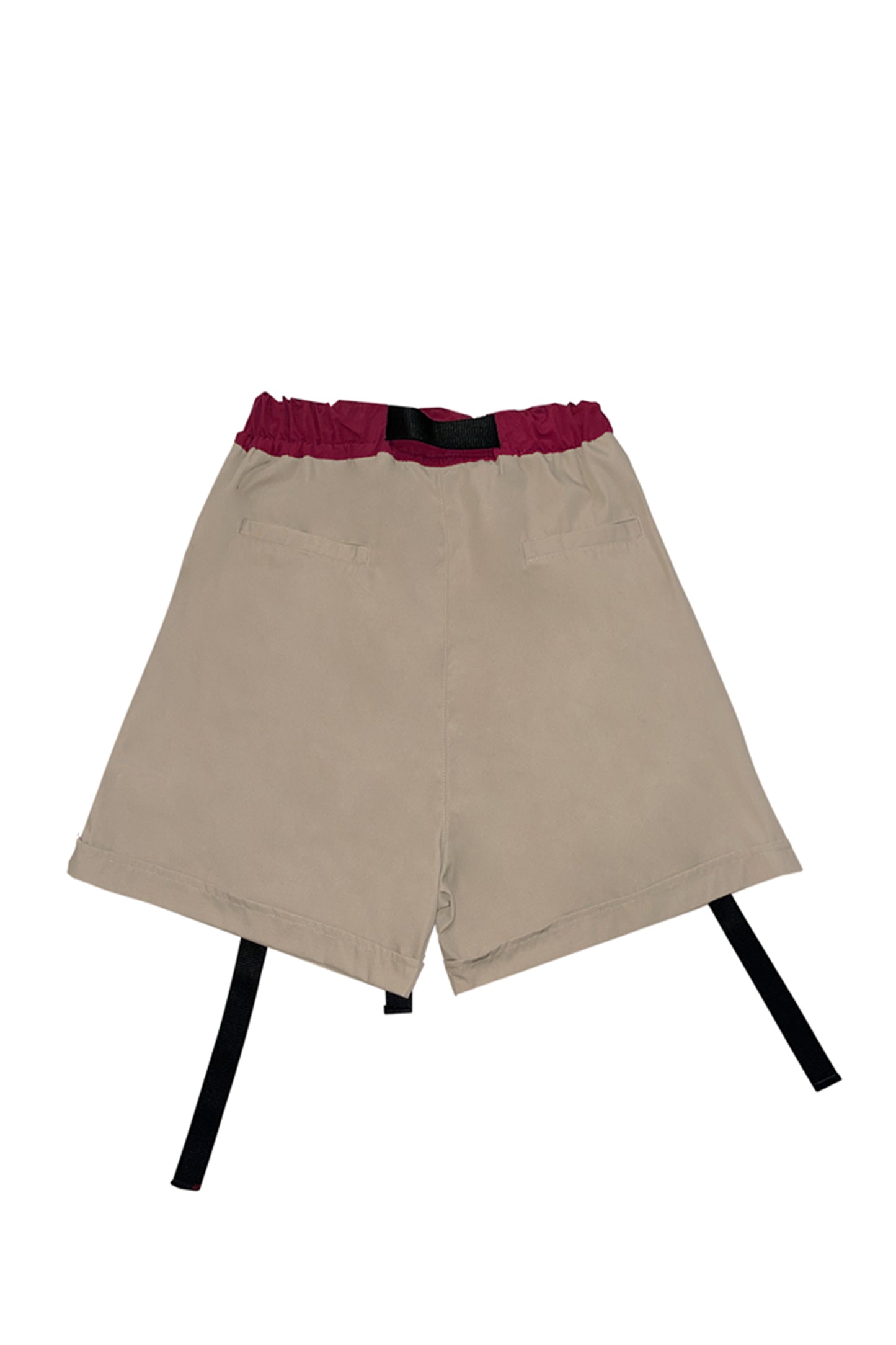 Burgundy & Khaki Shorts
