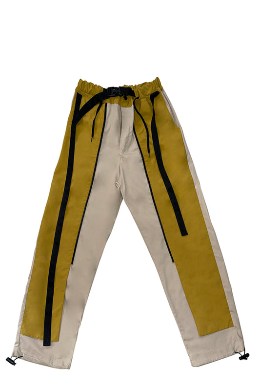 Crispy Gold & Khaki Cargo Pants