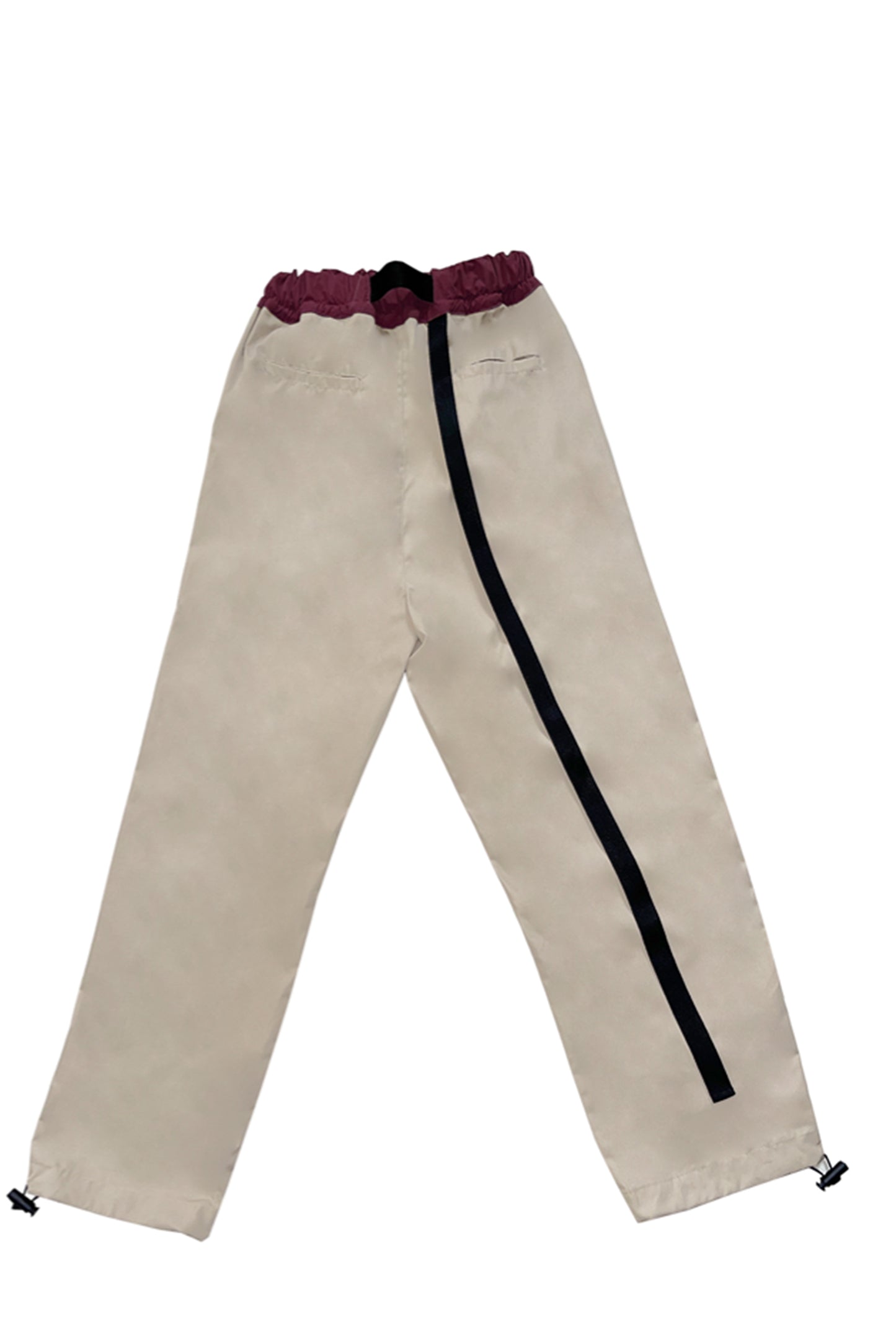 Burgundy & Khaki Cargo Pants